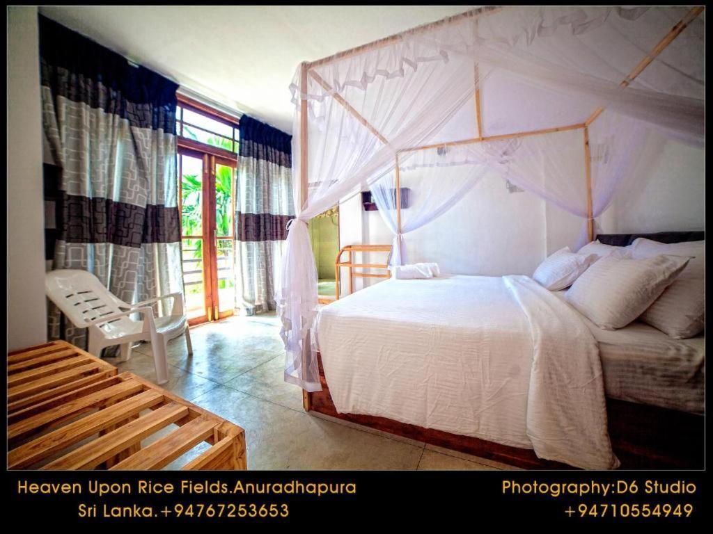 Heaven Upon Rice Fields Bed & Breakfast Anuradhapura Bagian luar foto