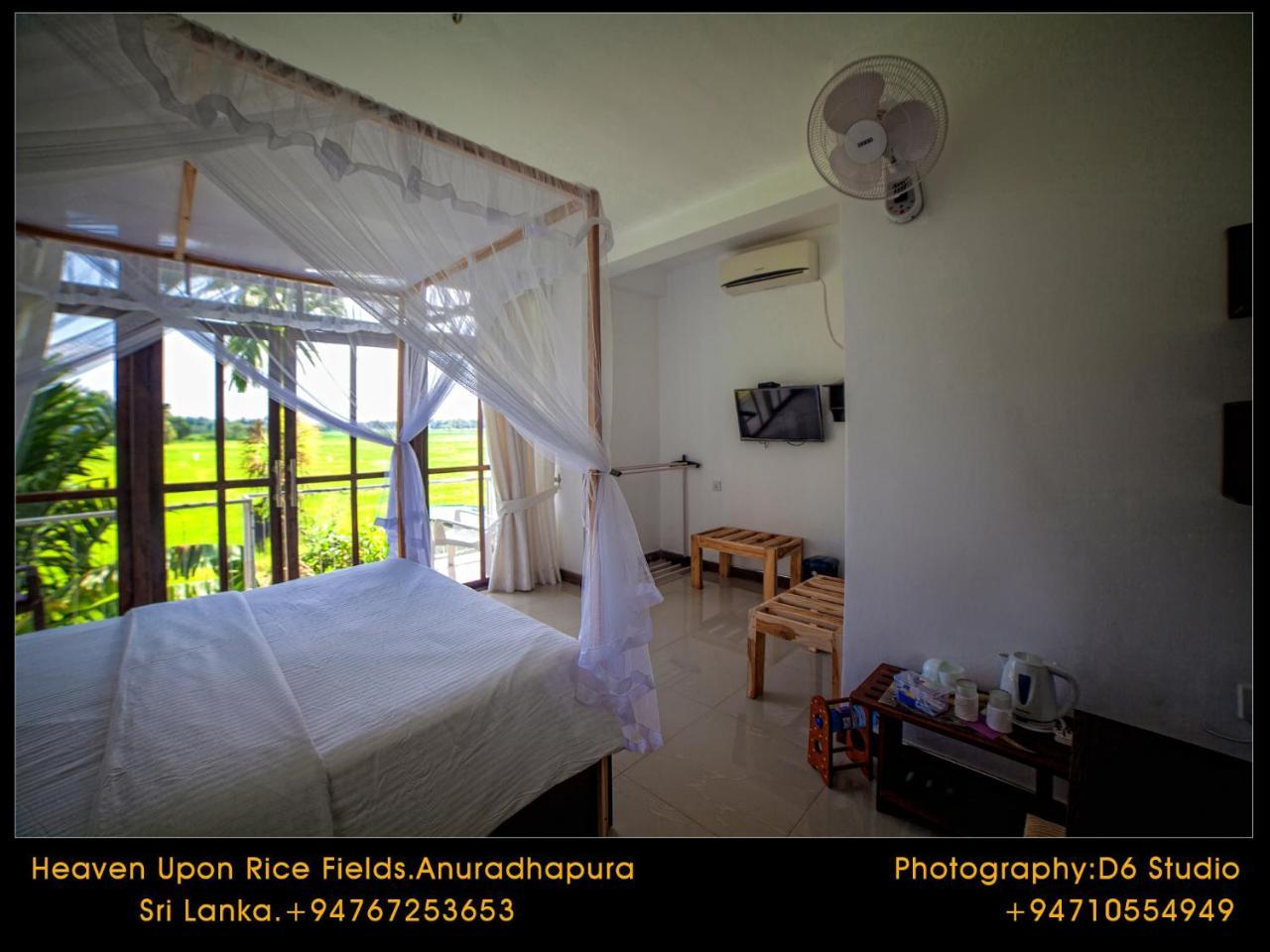 Heaven Upon Rice Fields Bed & Breakfast Anuradhapura Bagian luar foto