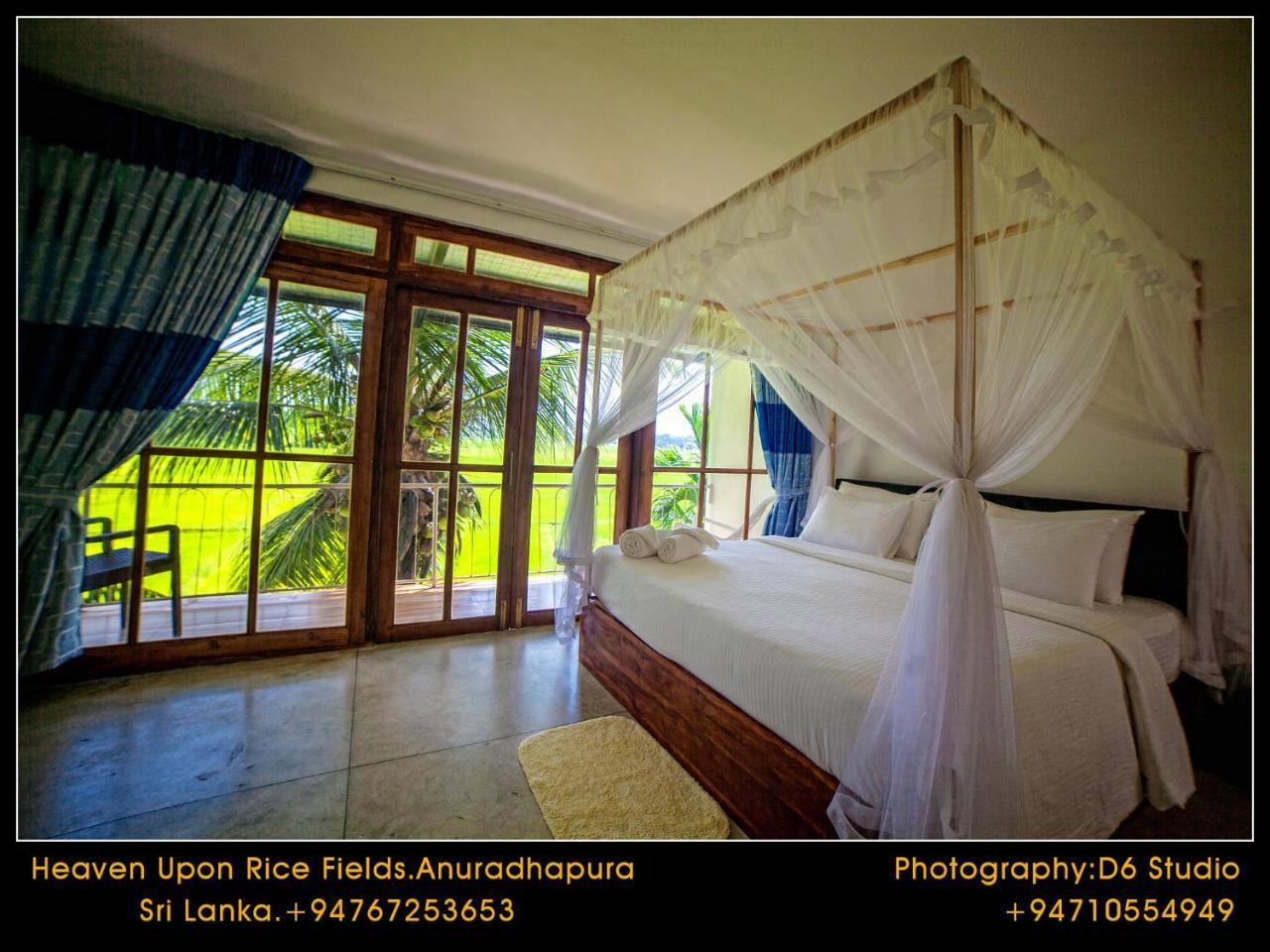 Heaven Upon Rice Fields Bed & Breakfast Anuradhapura Bagian luar foto