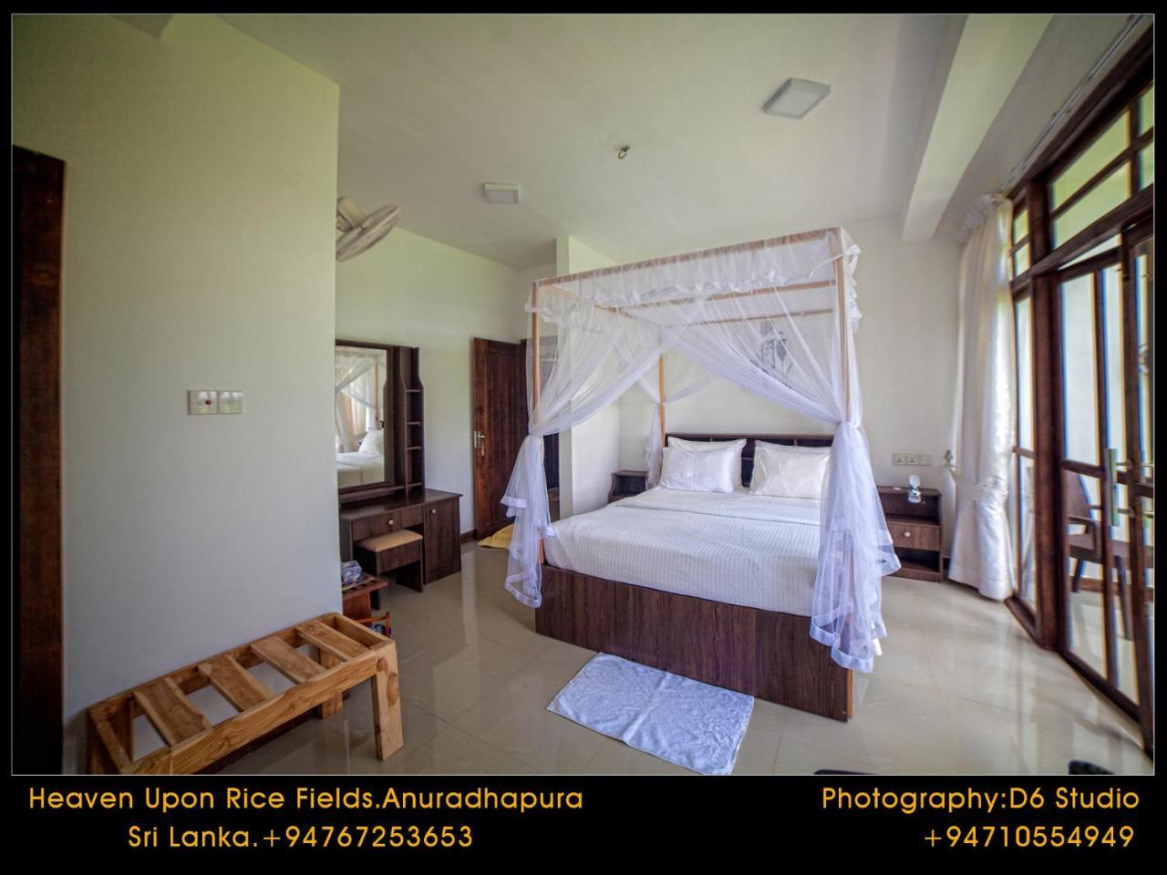 Heaven Upon Rice Fields Bed & Breakfast Anuradhapura Bagian luar foto