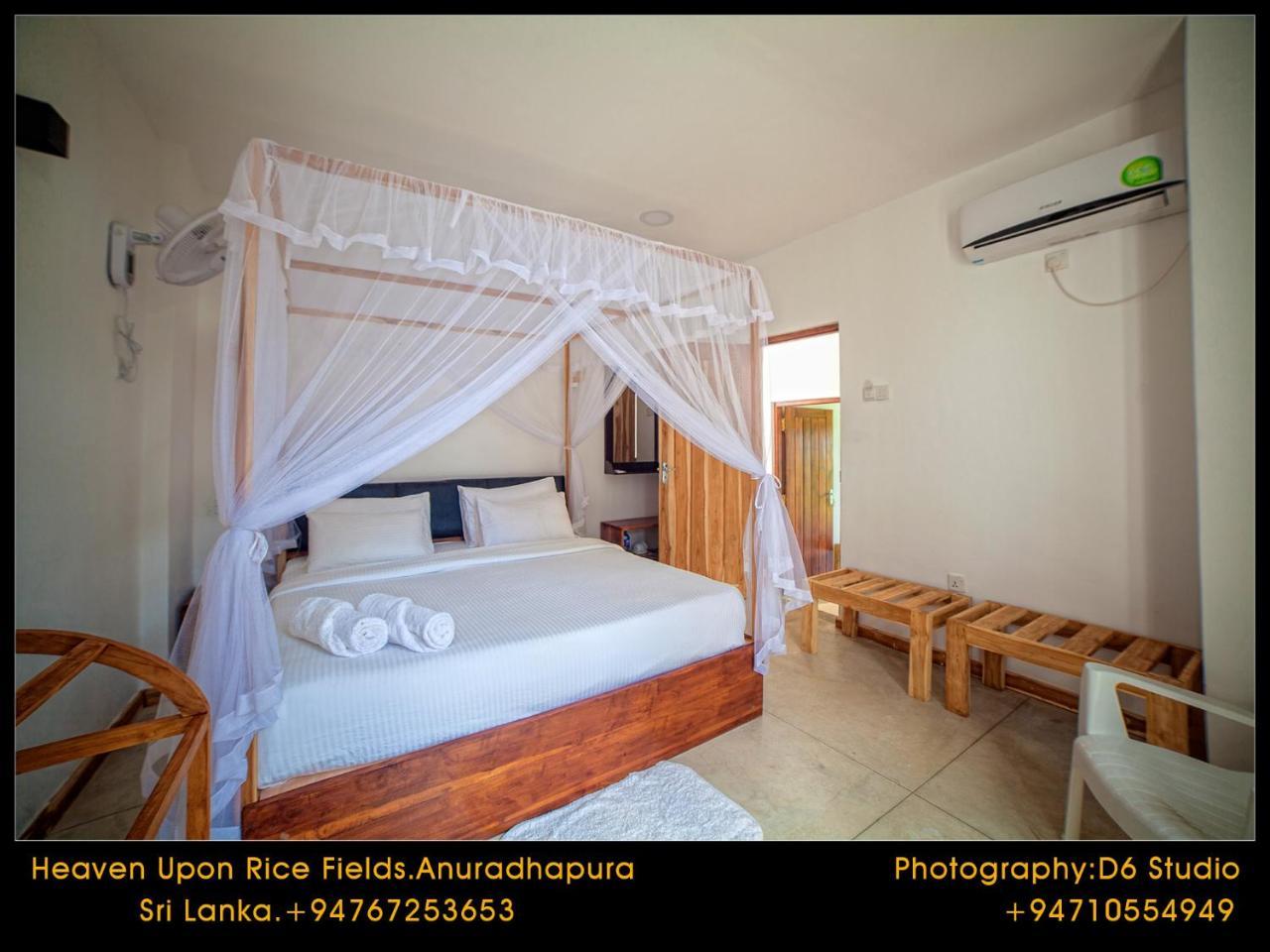 Heaven Upon Rice Fields Bed & Breakfast Anuradhapura Bagian luar foto