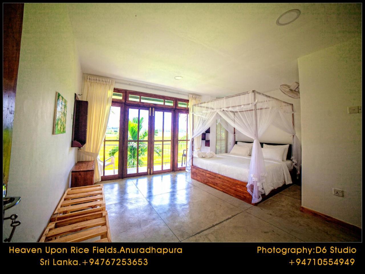 Heaven Upon Rice Fields Bed & Breakfast Anuradhapura Bagian luar foto