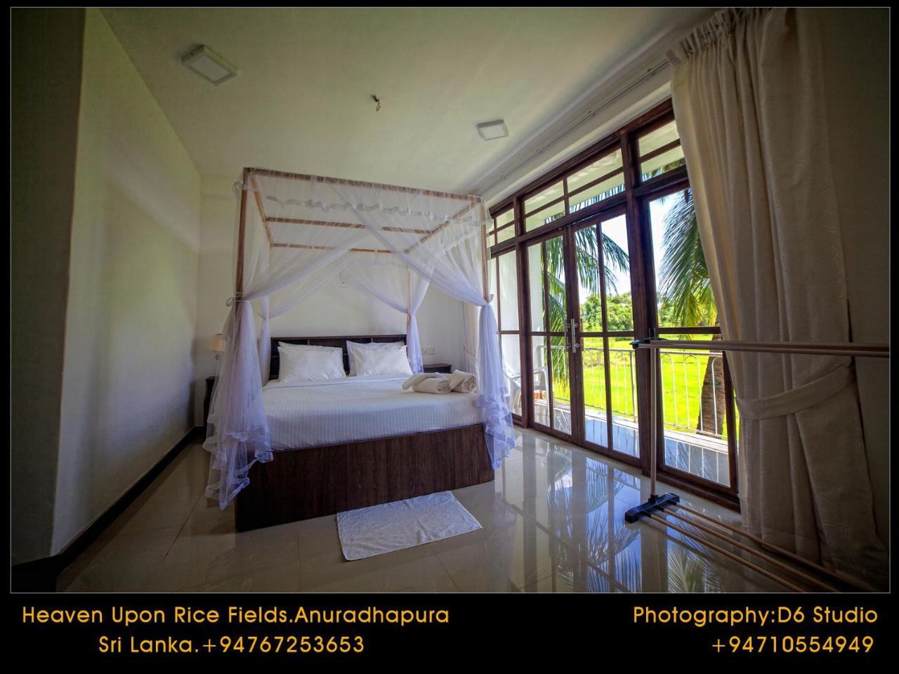 Heaven Upon Rice Fields Bed & Breakfast Anuradhapura Bagian luar foto