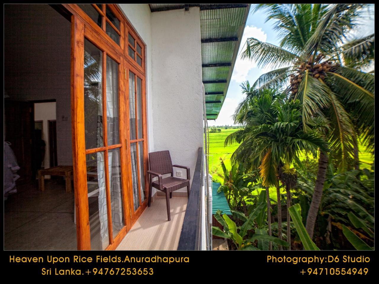 Heaven Upon Rice Fields Bed & Breakfast Anuradhapura Bagian luar foto