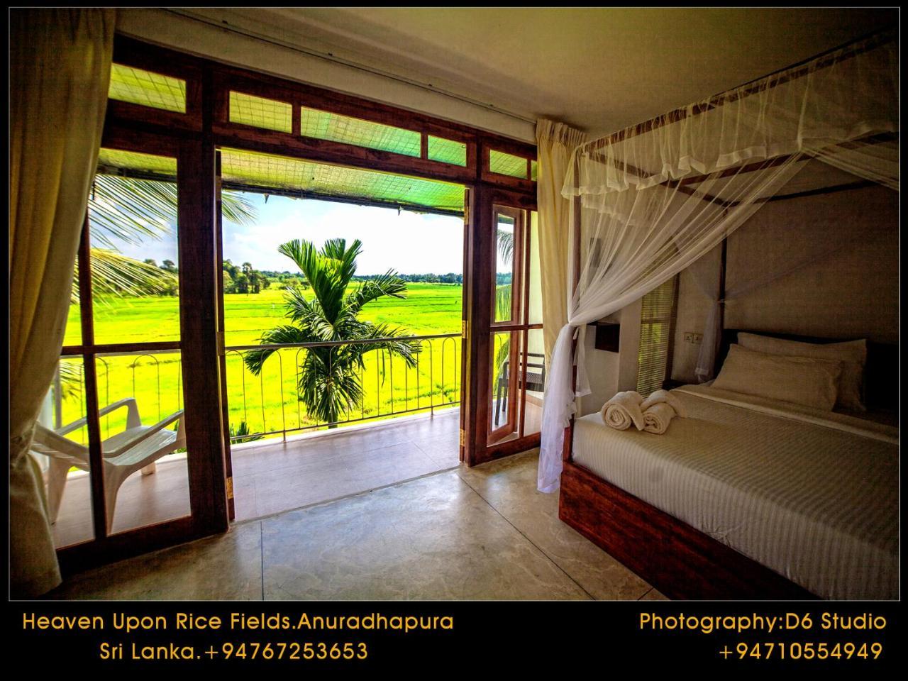 Heaven Upon Rice Fields Bed & Breakfast Anuradhapura Bagian luar foto